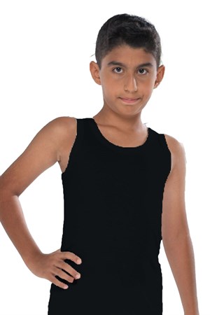 Malabadi Erkek Çocuk İnce Yaz Atleti Siyah  210