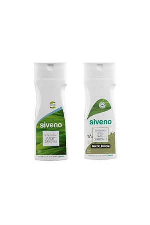 Siveno Doğal 2'li Set Doğal Saç Sabunu 300ml + Vücut Sabunu 300 ml